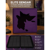 Ultra PRO - Elite Gengar 12-Pocket Zippered PRO-BINDER for Pokemon | Padded Leatherette Trading Card Album, Side-Loading Pages Holds Up to 480 Cards