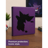 Ultra PRO - Elite Gengar 12-Pocket Zippered PRO-BINDER for Pokemon | Padded Leatherette Trading Card Album, Side-Loading Pages Holds Up to 480 Cards